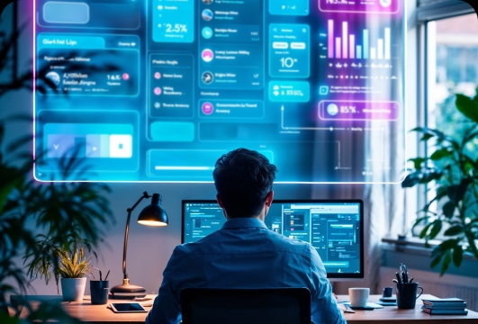 Software-Like Operations visualization showing automated workflows and reliable systems